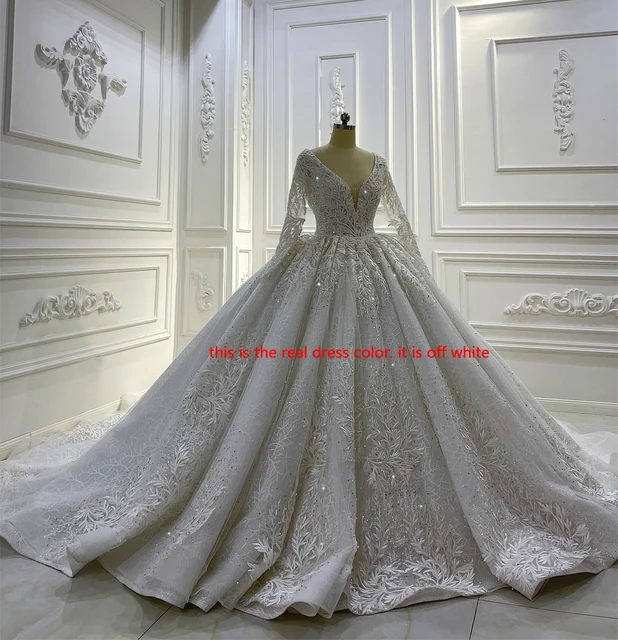 Ivory Color Wedding Gown – Panache Haute Couture