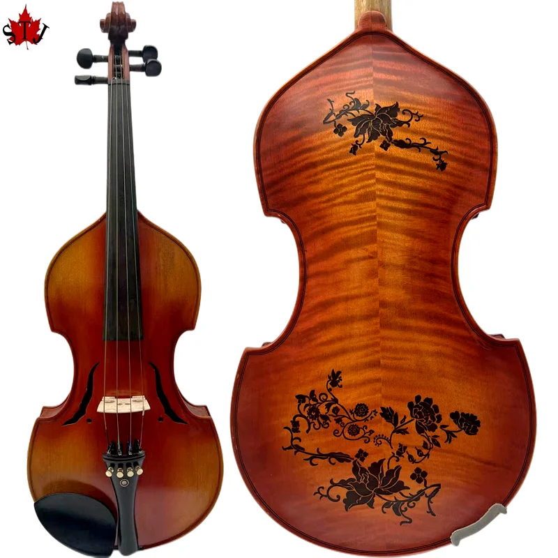 Baroque style SONG Brand Maestro 15 1/2" viola,carving back，claer and melodious sound #15449