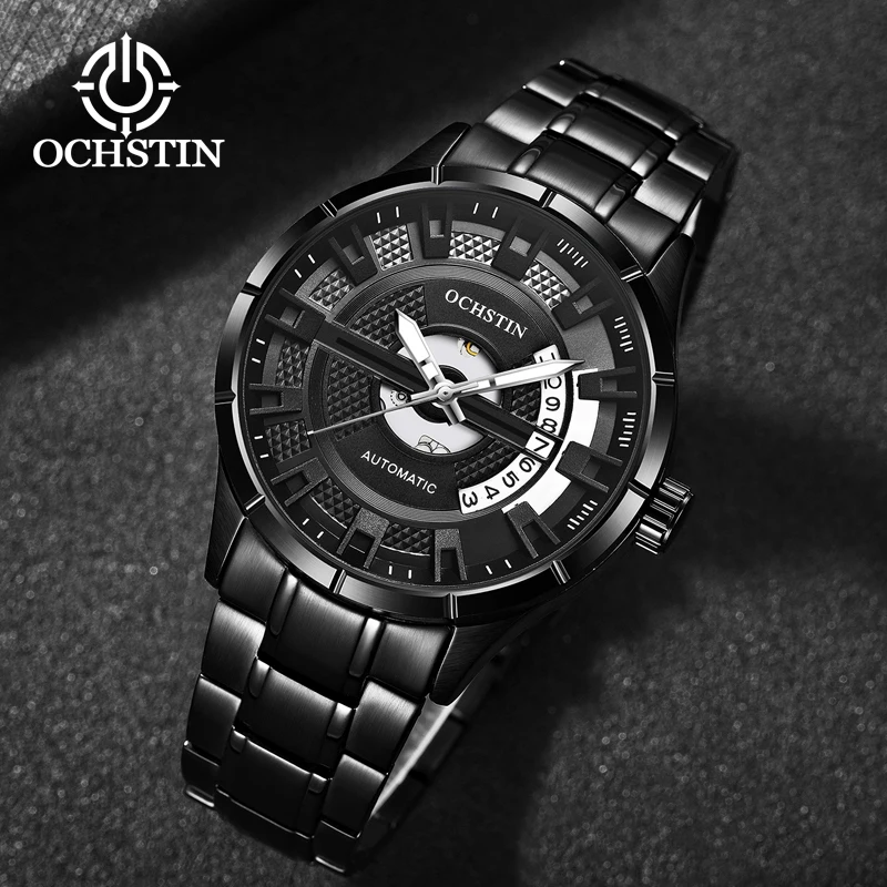 ochstin hot 2024 personalized trend skeleton mechanical movement waterproof watch master series men's mechanical watches