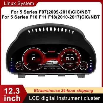 Panel de Instrumentos Digital para BMW Serie 5/6/7 X3/X4/X5/X6 F01 F07 F10 F15 F16 F18 F25 F26 Velocímetro Tablero de Instrumentos Plug and Play 1