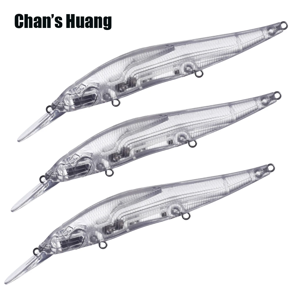 

Chan's Huang 15PCS / LOT 13.5CM 13.5G / 5.31IN 0.46OZ Unpainted Medium Diver Fishing Lures Hard Body DIY Floating Minnow Blanks