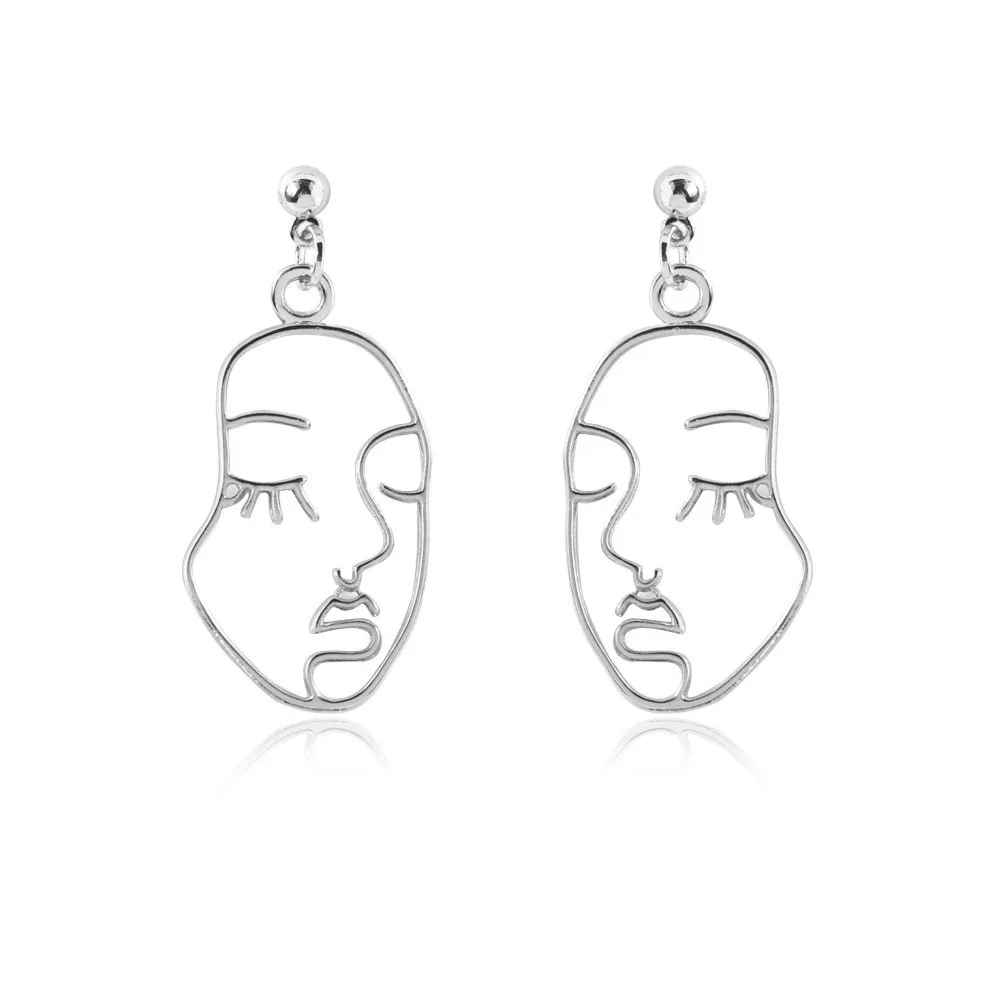 Modelos de aretes para mujer bañados en plata con cinco cuentas colgantes. Aretes  de moda retro. Hermosa Joyería. Joyería super - AliExpress