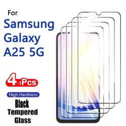HD Tempered Glass Screen Protector - Anti - Scratch, Case Friendly, Fingerprint Resistant - 1pcs (Black)