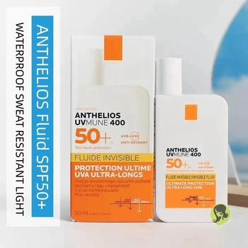 오리지널 페이스 선스크린 SPF 50 + 고출력 자외선 차단 라이트, 기름지지 않은 넓은 스펙트럼 선스크린, 건조한 피부부터 정상 피부까지 50ml