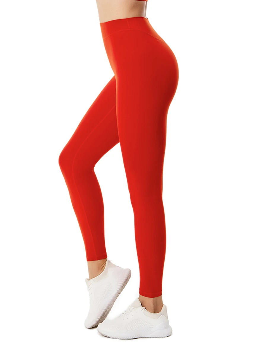 NEPOAGYM RHYTHM MELODY Women Sport Leggings No Front Seam Peach Glute Contour Yoga Leggings with Slim Waist Buttery Soft