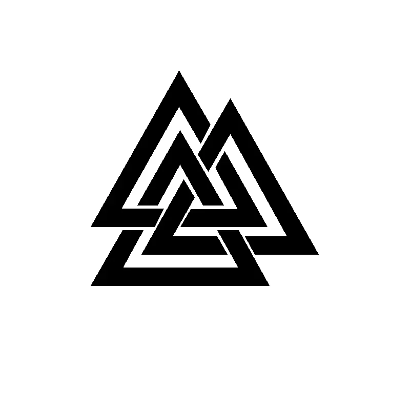 1 Stück Valknut-Symbol Wasserdichter Selbstklebender Vinyl-Aufkleber für Auto Motorrad Fahrrad Helm Laptop Dekoration – Detail 10