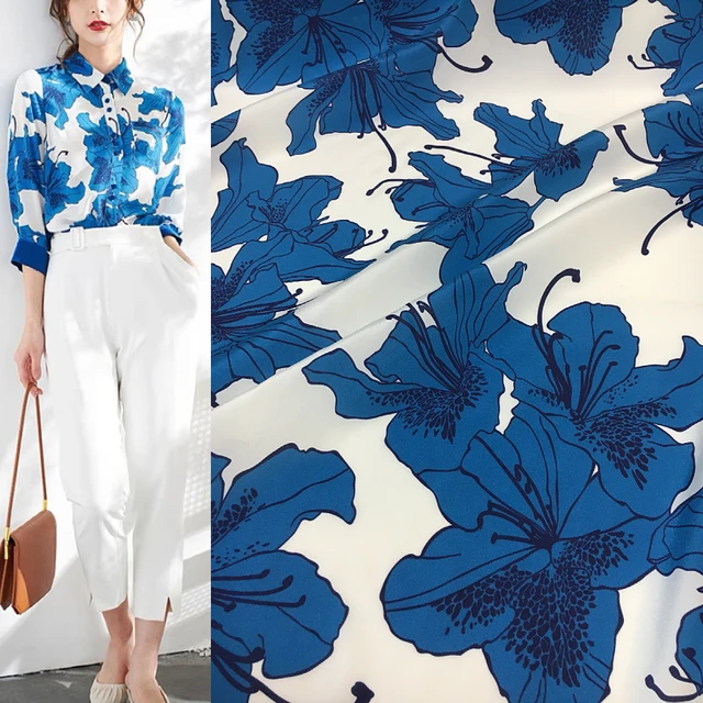 Mulberry Lily - Poplin Blue