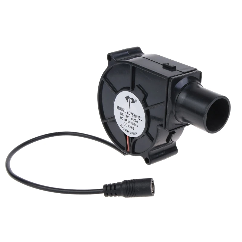 

7530 BBQ Blower Fan DC12V 3700R Double Oil Bearing for Barbecue Camping