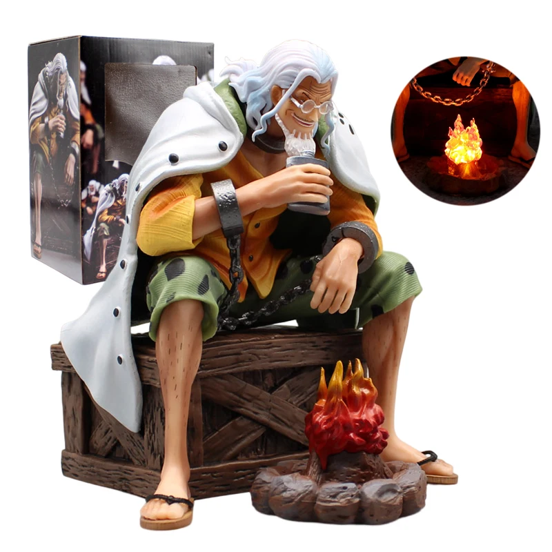 Silvers Rayleigh Anime Figure, Statue En PVC, Modèle à Collectionner