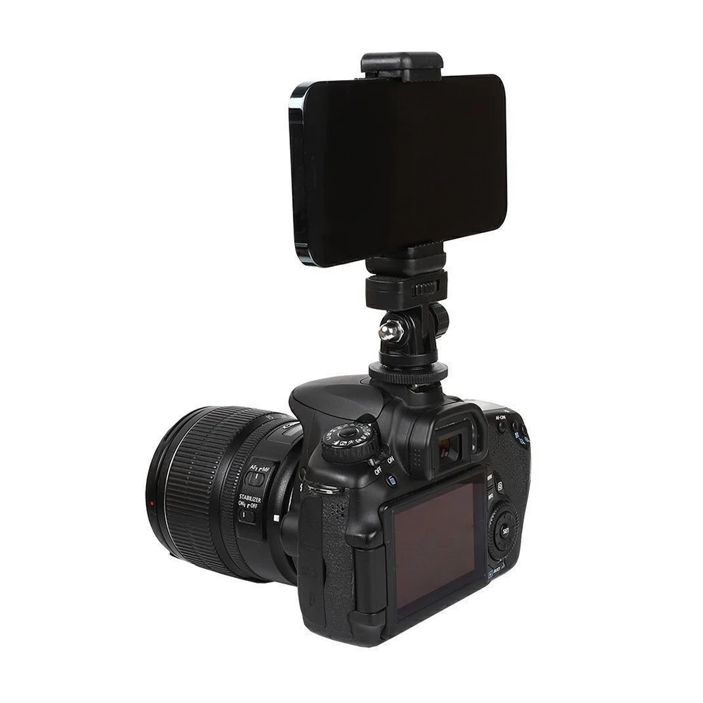 Monitor Mount Adapter Phone Holder 360&deg; Rotation For Camera