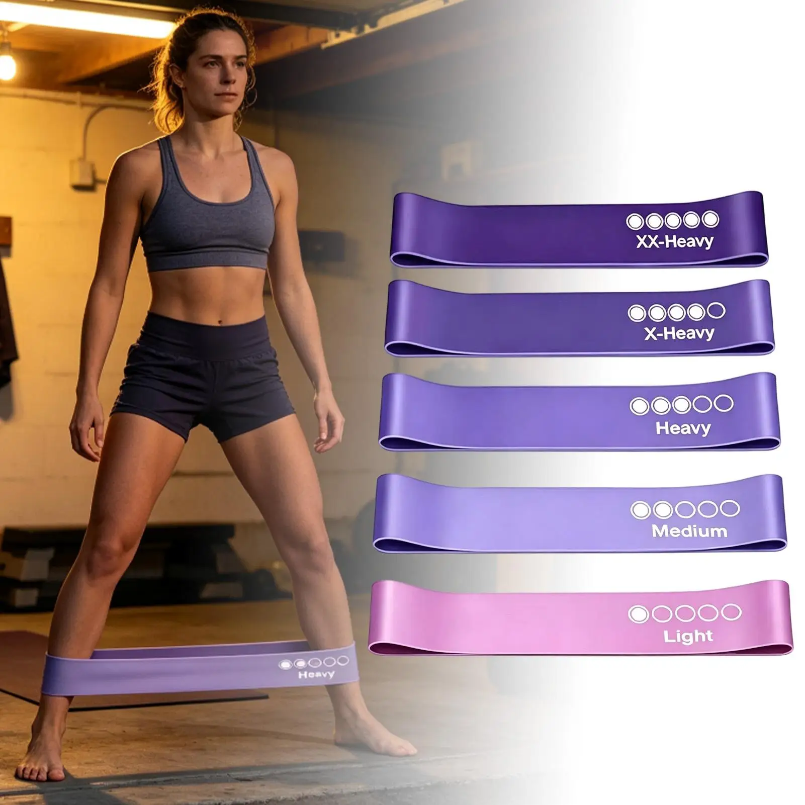 Anti-Slip Elastic Workout Bands