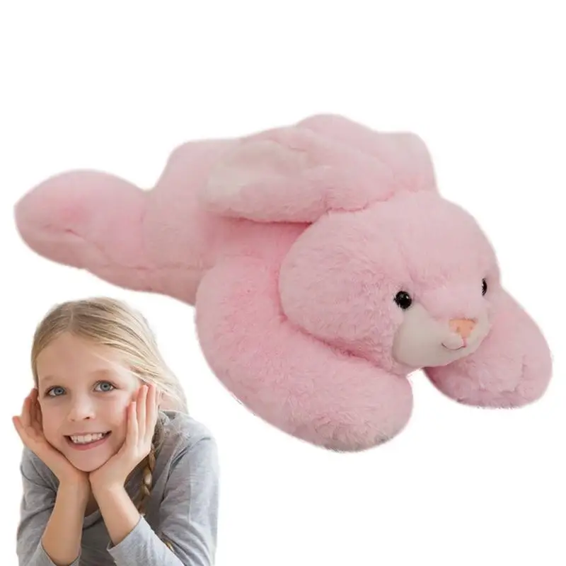 

Плюшевая игрушка-кролик, милая Лежащая игрушка-кролик, плюшевая подушка, мягкая подушка-животное, плюшевая игрушка-кукла, мягкая игрушка-Зверюшка, диван 30 см/11,8 дюйма