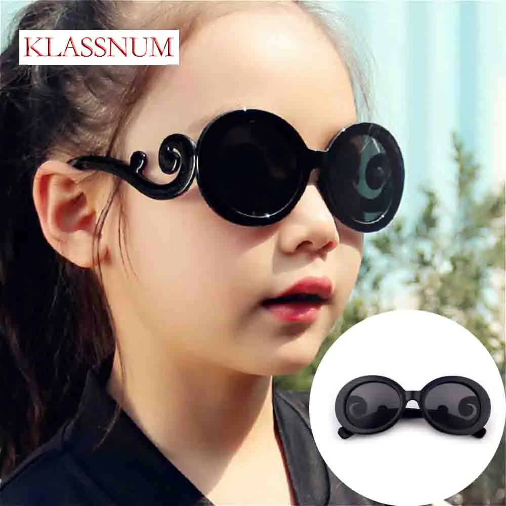 KLASSNUM Cute Radiation protection Children Sunglasses UV400 silicone Sport Sun Glasses For Baby Girls Boys Glasses Oculos