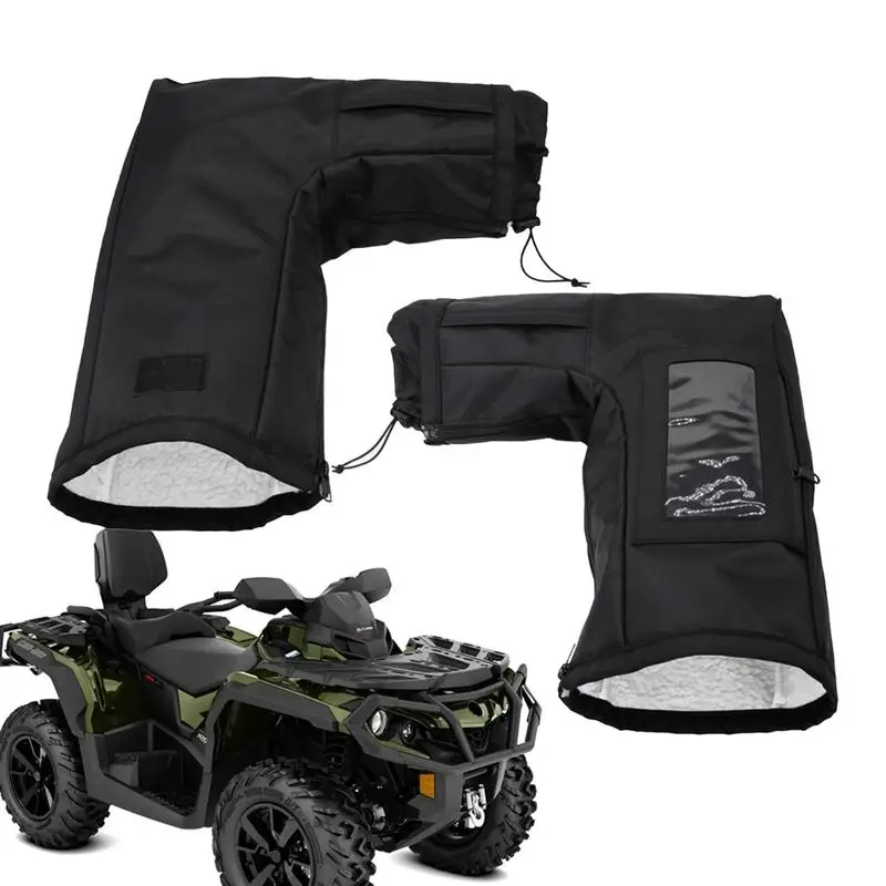

Snowmobile Handle Bar Gloves Hand Warmer Snowmobile Gloves Handlebar Cover Waterproof Windproof Hand Warmer Snowmobile Hand