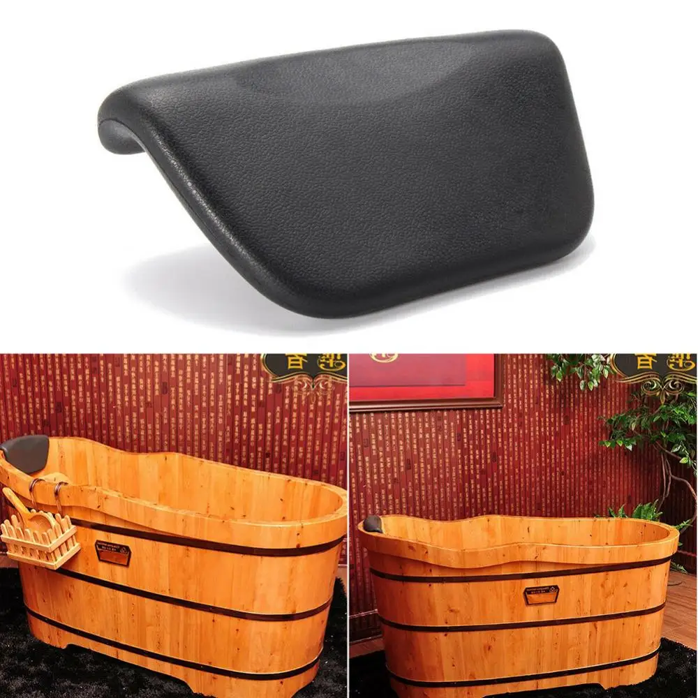 Cuscino per vasca da bagno termale cuscino da bagno in PU con ventose antiscivolo cuscino ergonomico per poggiatesta per la casa Spa cuscino per la schiena per rilassarsi