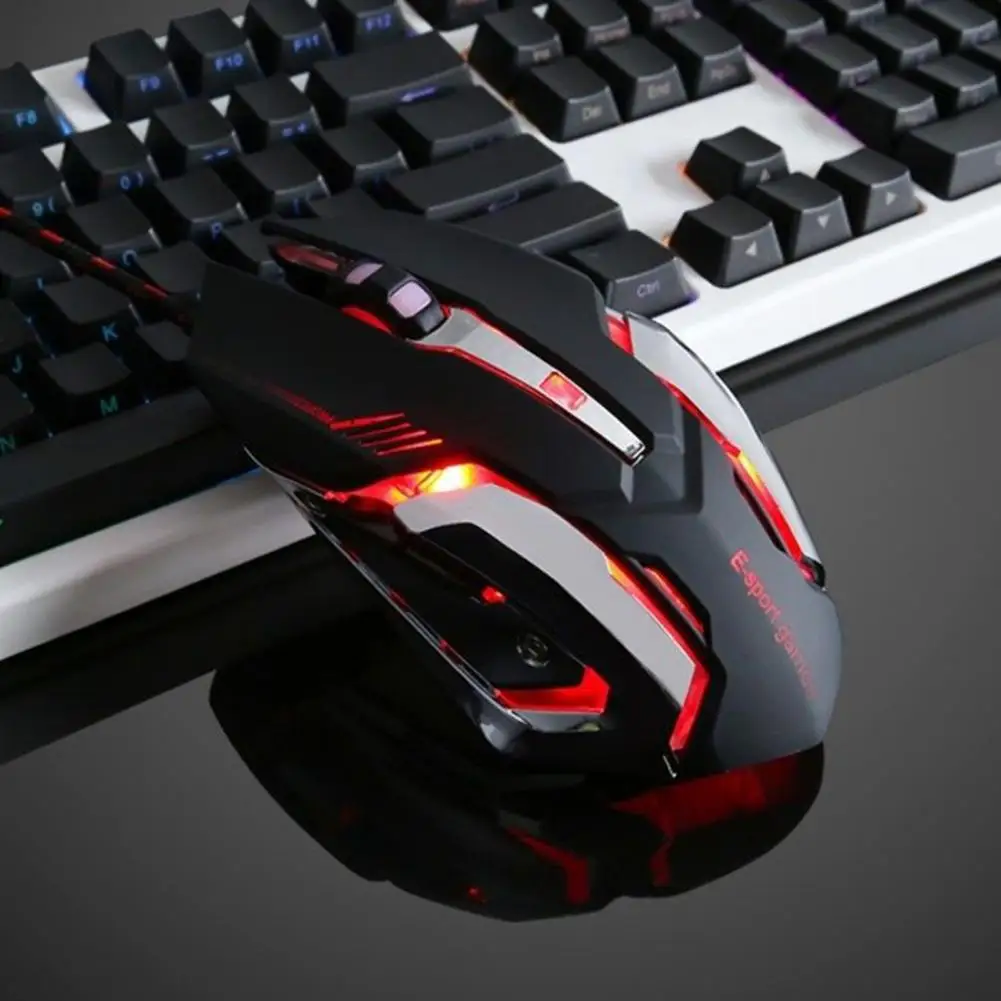 

ZUOYA MMR2 Wired Mouse Ergonomics Mute/Sound 3200DPI Programmable USB Optical Game Mice for Computer