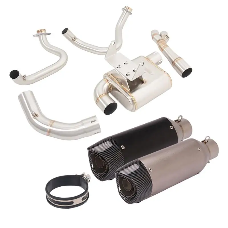 51mm For kawasaki Ninja 650 Z650 17-2023 Motorcycle Exhaust Pipe Escape Muffler Header Pipe Stainless Steel Box Front Link Tube - Image 2