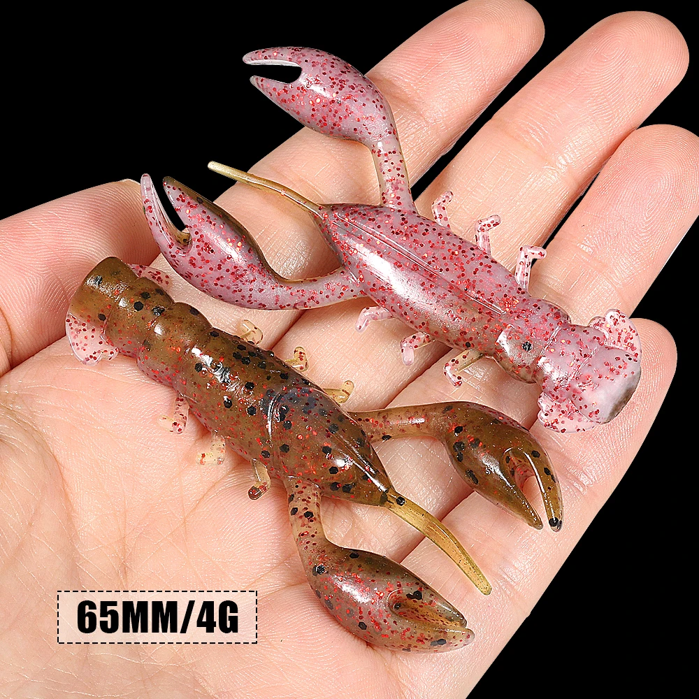 Crawfish Rig Bass Ned Rig Ned Rig Baits Kit Soft Plastic Worms