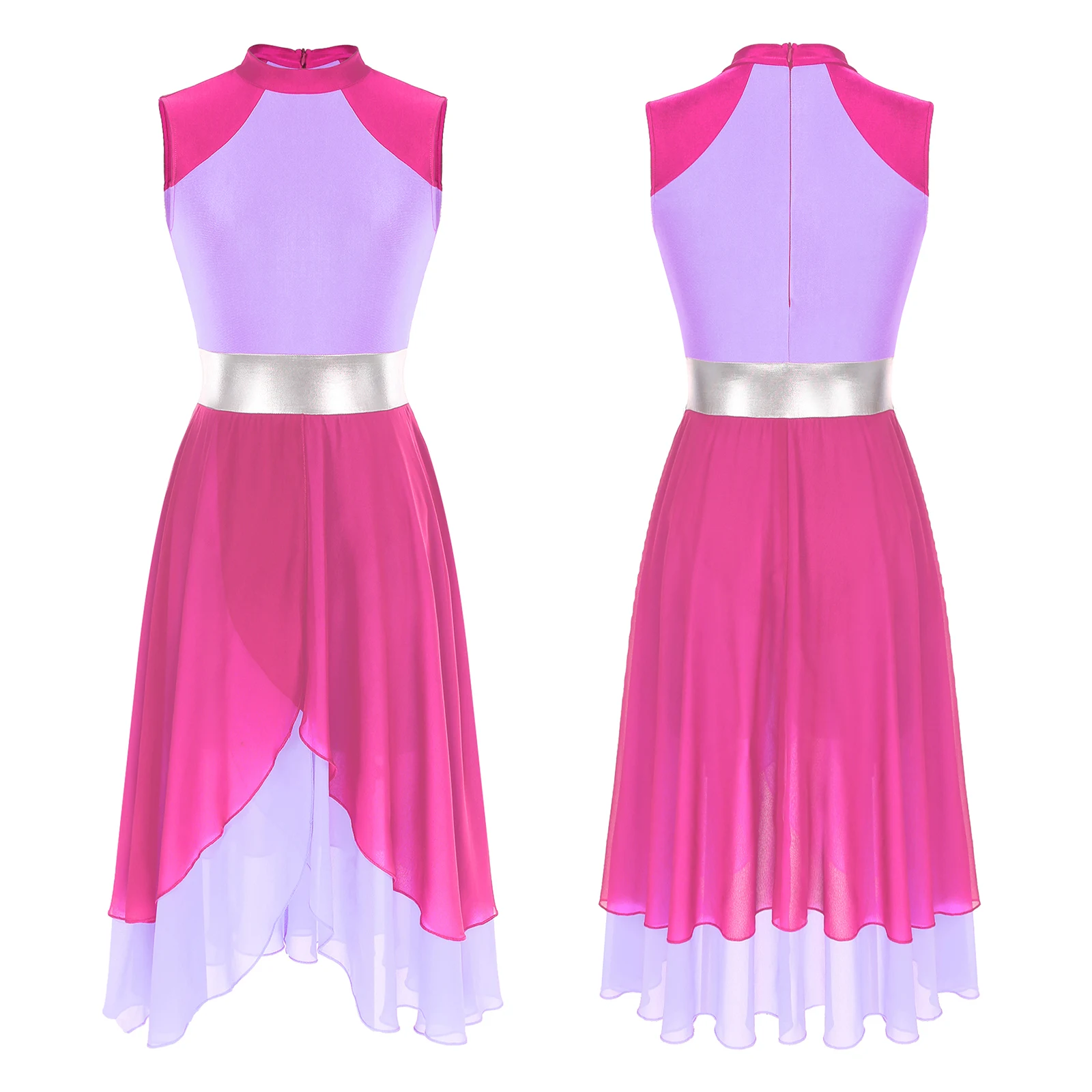thumbnail image 1 of Disfraz de adoración litúrgica dividida para mujer, Túnica de baile con etiqueta lírica de Ballet, vestido de baile de alabanza contemporánea, Ropa de baile, 1 of 5