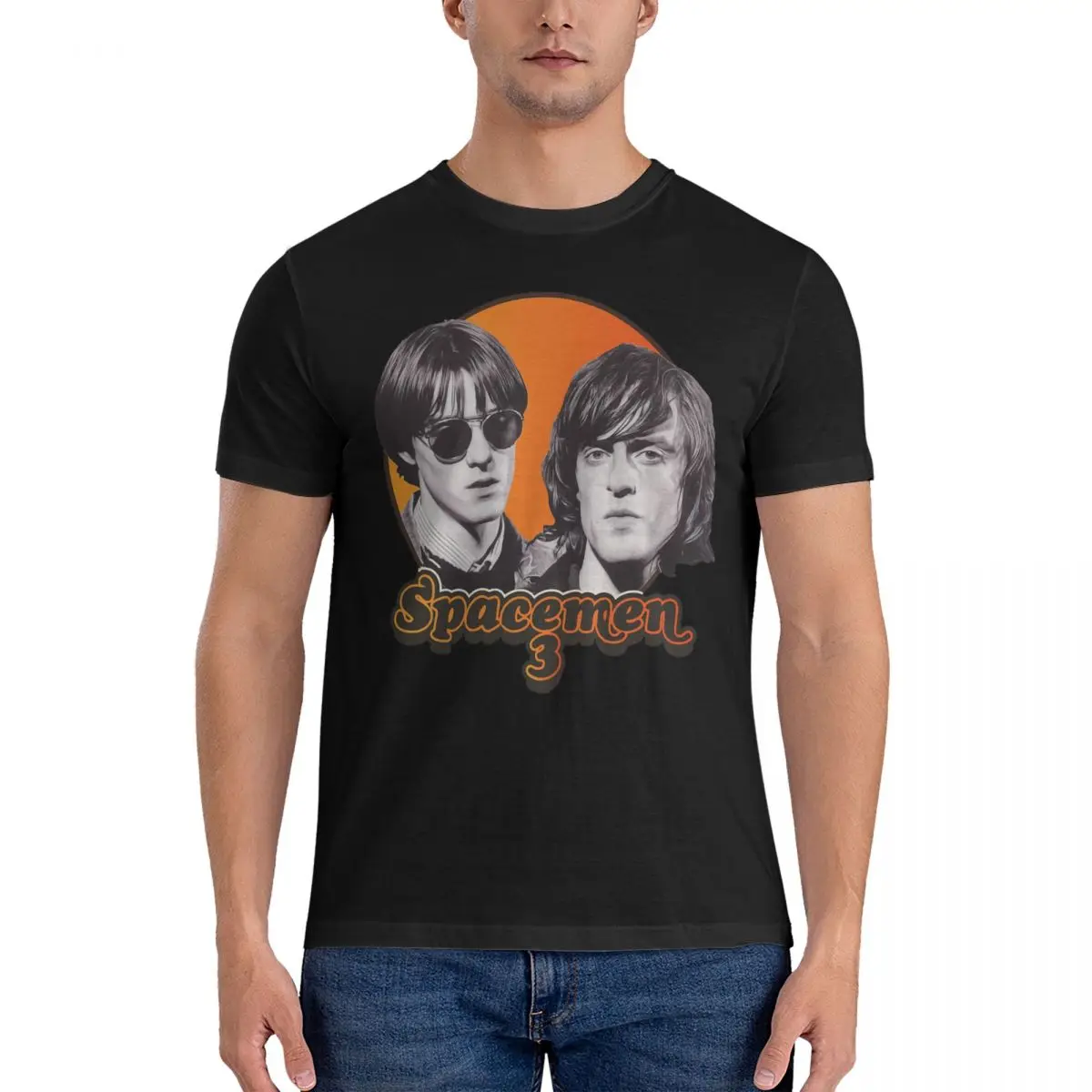 T-Shirt Da Uomo Psichedelia Rugby Retro Tribute Vintage 100% Cotone T-Shirt Manica Corta Spacemen 3 T Shirt Girocollo Vestiti
