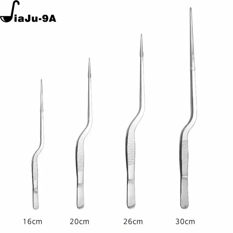 Non-Slip Barbecue Tongs Stainless Steel BBQ Clip Food Tweezer Barbecue Cooking Clip Portable Picnic Tweezer Kitchen Utensils