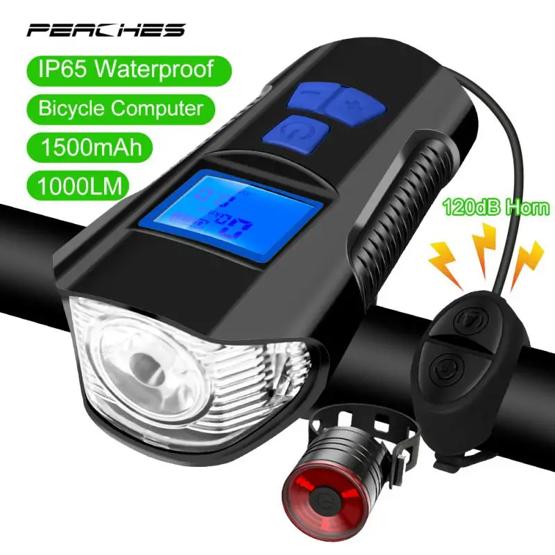 1000LM bicicleta faro T6 LED bicicleta luz delantera USB recargable MTB  montaña bicicleta lámpara ciclismo linterna bicicleta accesorios