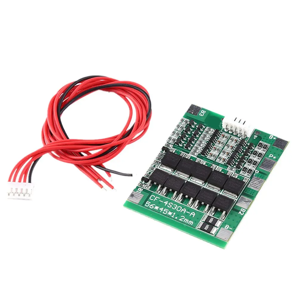 

4S 30A Li-ion Lithium 18650 Battery Cell BMS PCB Protection Balance Board 14.8V