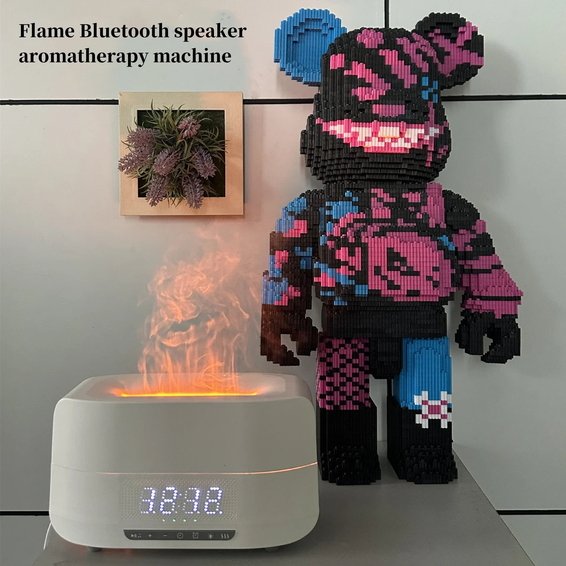 

Настольный будильник, музыкальный центр с дистанционным управлением, креативный мощный беспроводной Bluetooth-динамик, домашний ультразвуковой увлажнитель