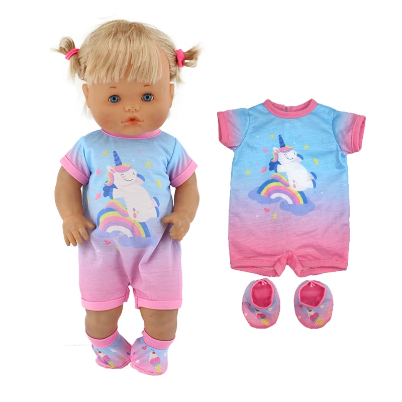 2022 Abito e abito da unicorno per bambola da bambina Nenuco da 42