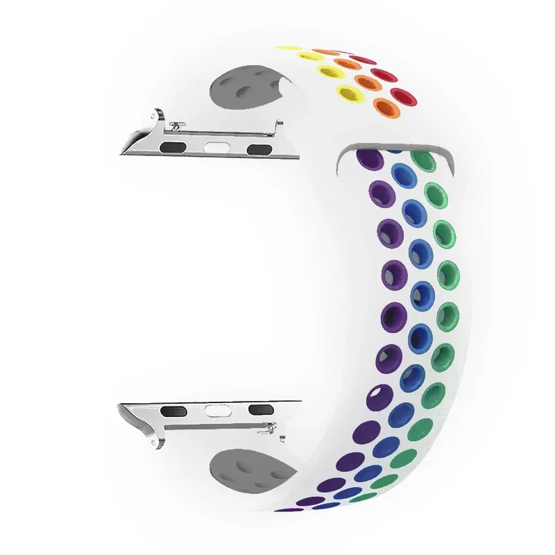 Breathable Sport Loop Strap for Apple Watch - Silicone Bracelet Band