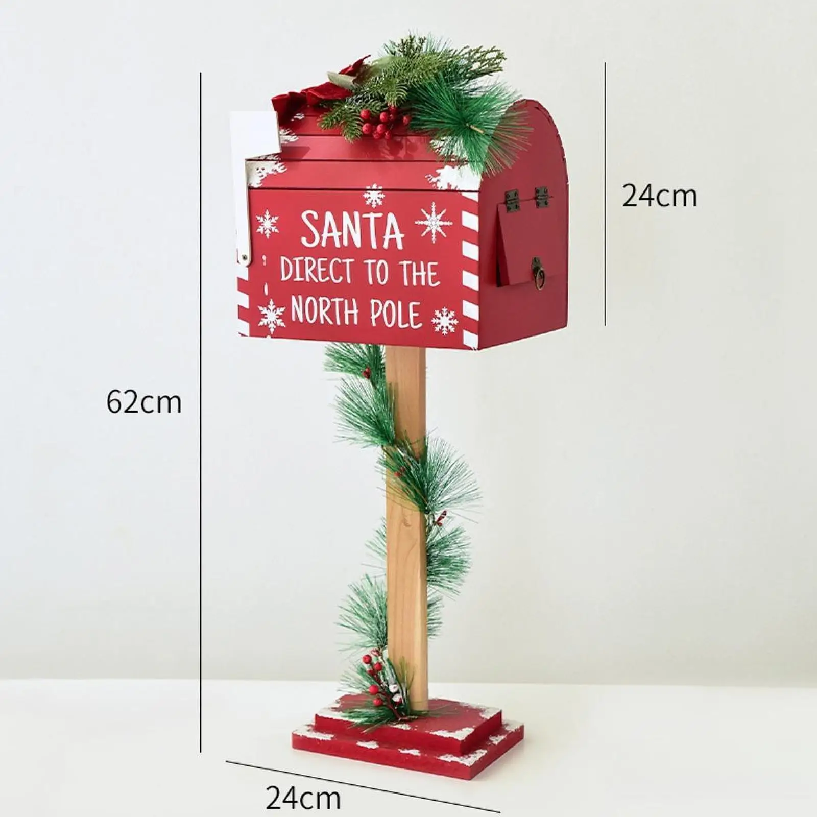 Christmas Decoration Santa Mailbox 24.4 inch Mail Box for Holiday Cafe Hotel Christmas Decoration Santa Mailbox 24.4 inch Mail Box for Holiday Cafe Hotel