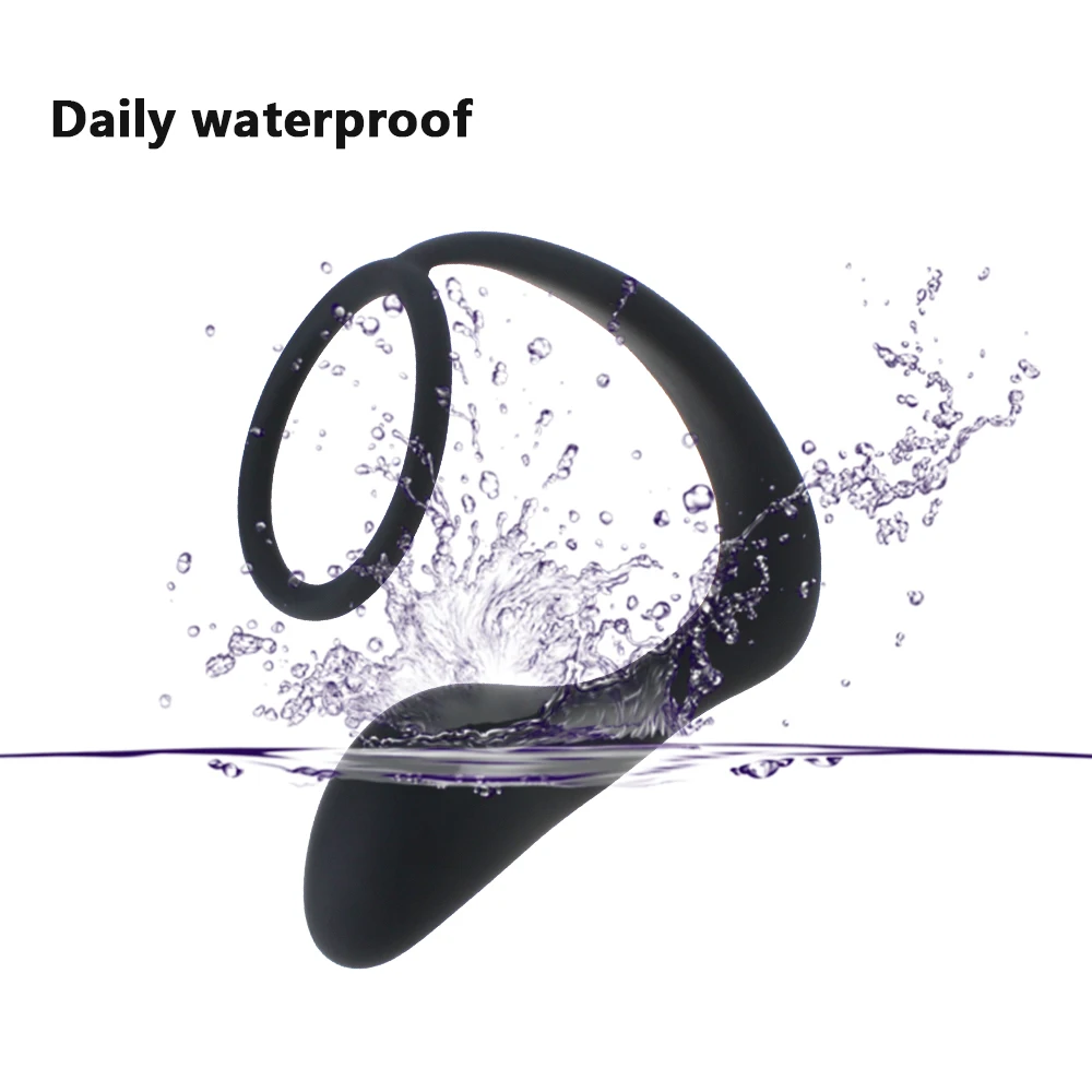 Plug Anal Silicone Jouet Érotique Masseur De La Prostate Masculine Double Anneau Butt Plug Pour Hommes Érotique Adult Sex Toys_voghion.com