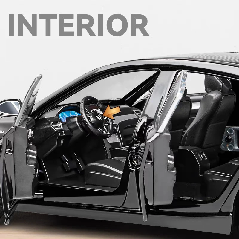 1:24 Honda Accord Alloy Miniature Car Diecast Metal Scale Car