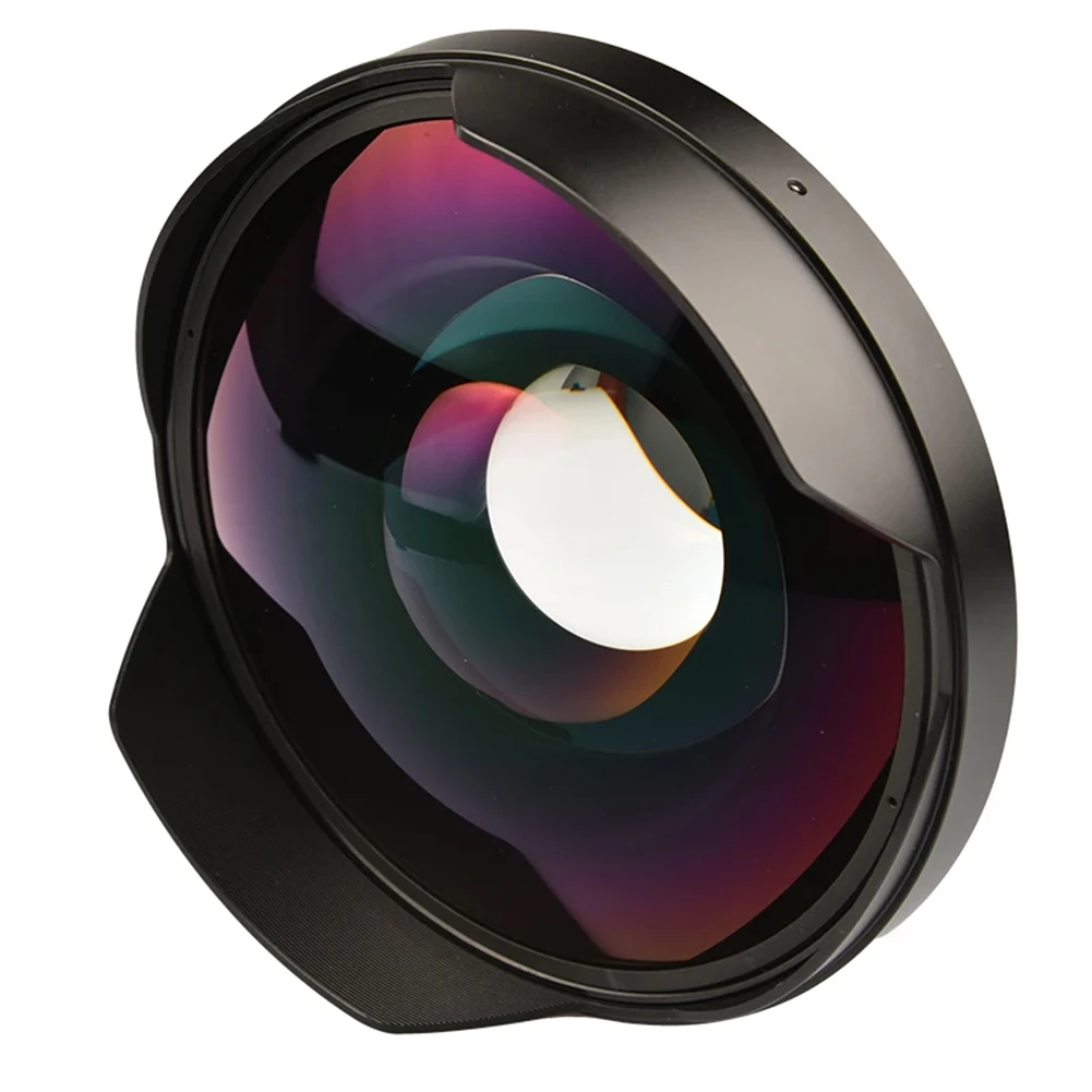 

Fisheye Lens Adapter 0.3x Ultra Wide Angle Adapter High Speed Autofocus Infrared Compatibility Camera Accessories