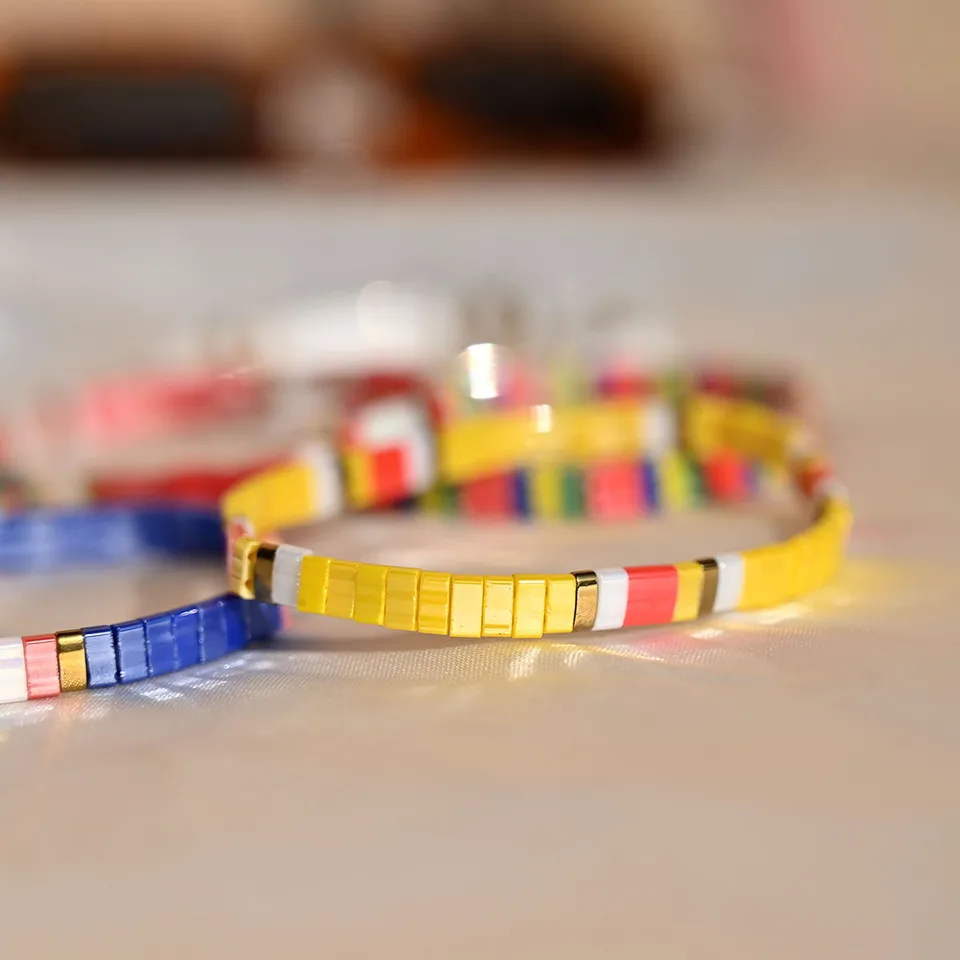 KELITCH Nuovi braccialetti da donna con perline Tila Braccialetti