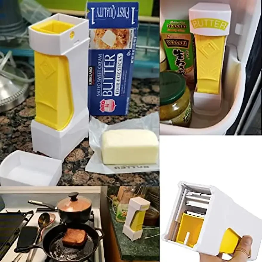 Portable Butter Cutter Cheese Slicer Squeeze Dispenser Automatic Cheese Slicer Kitchen Tool Handheld Butter cheese slicer butter slicer
