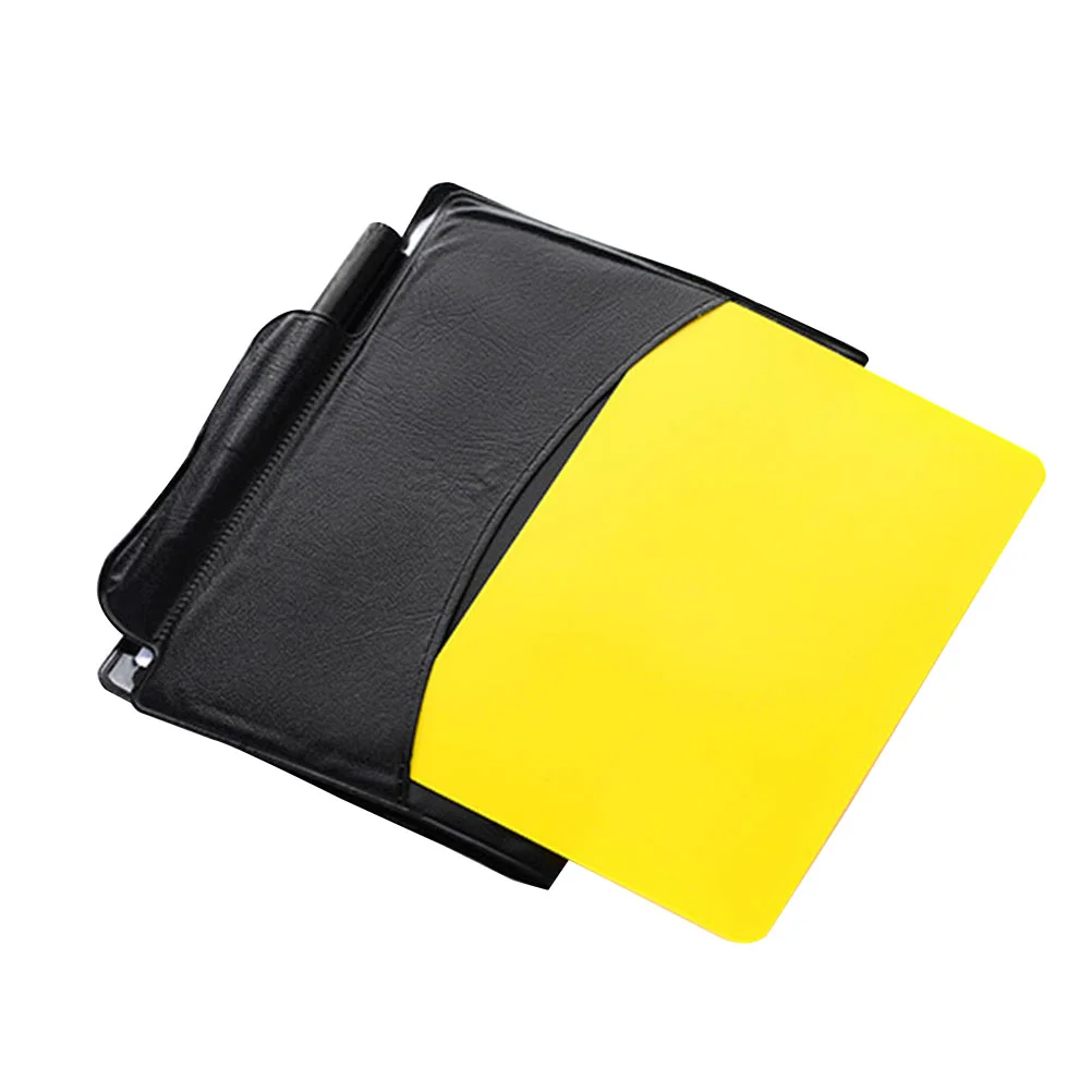 

Referee Card Set Red Card Yellow Card with Two Metal Referee Whistle for Soccer Football