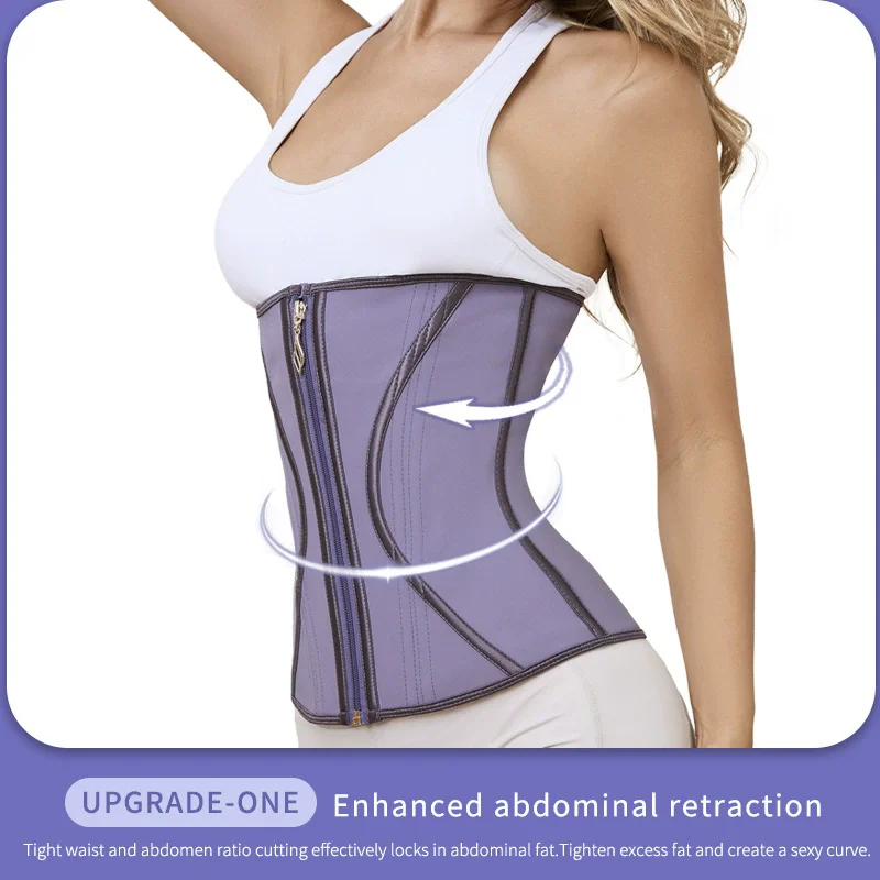 Women Corset Rubber Bustier Slimming Waist Cinchers Control