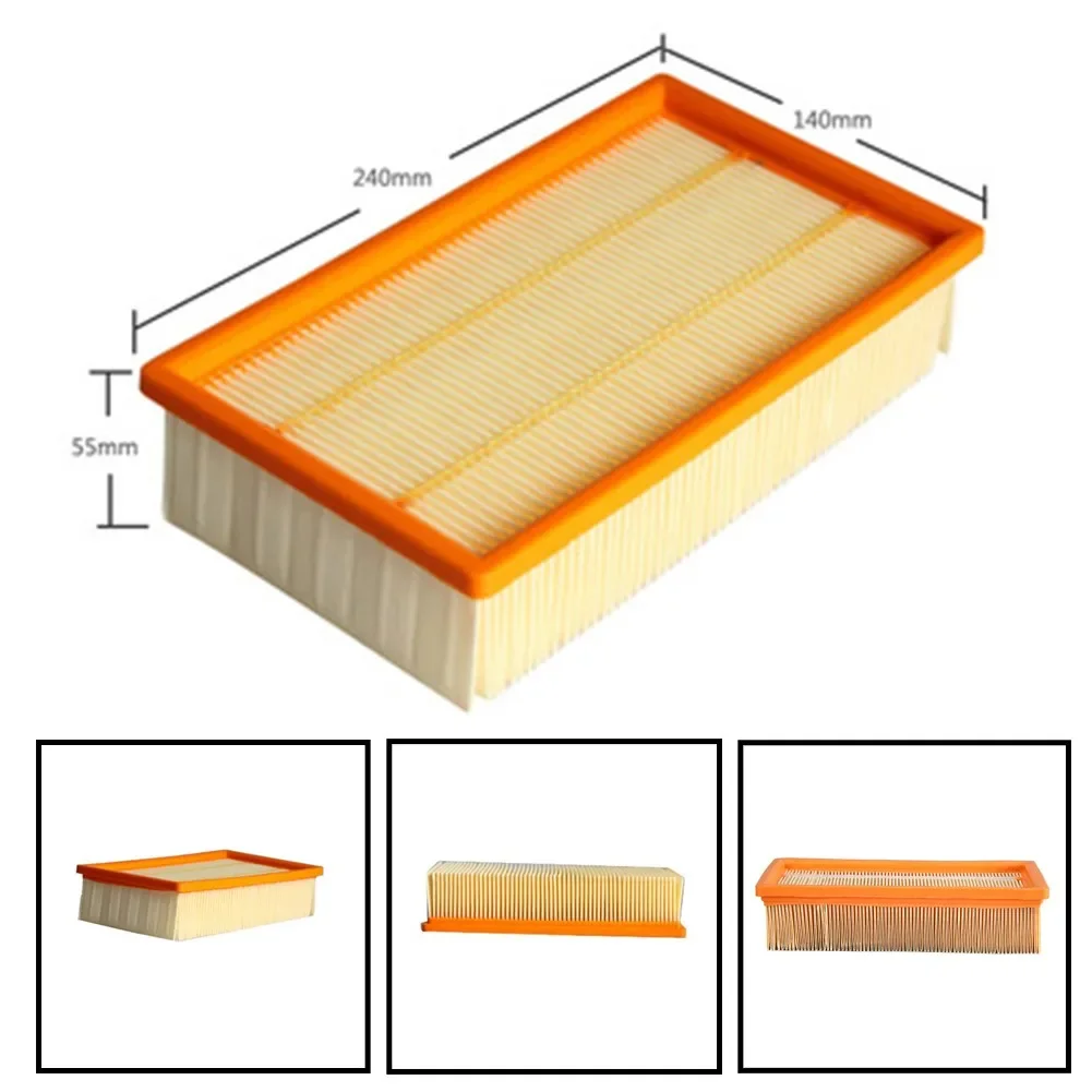 Tact Filter Washable # 6.094-367.0， 1PCS 1X Flat For Karcher NT 35/1 Lamellar PES Pleated High Quality Hot New