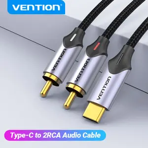 1 x RAW Customer Returns Greluma 2m USB-C to RCA Audio Cable, Type