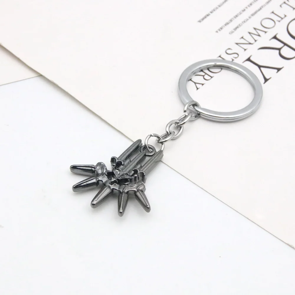 Spiel NieR:Automata Schlüsselanhänger 2B YoRHa Nr. 2 Typ B Beastlord Schwert Oddity Emil Anhänger Schlüsselanhänger Damen Herren Auto Schlüsselanhänger Schmuck – Detail 5
