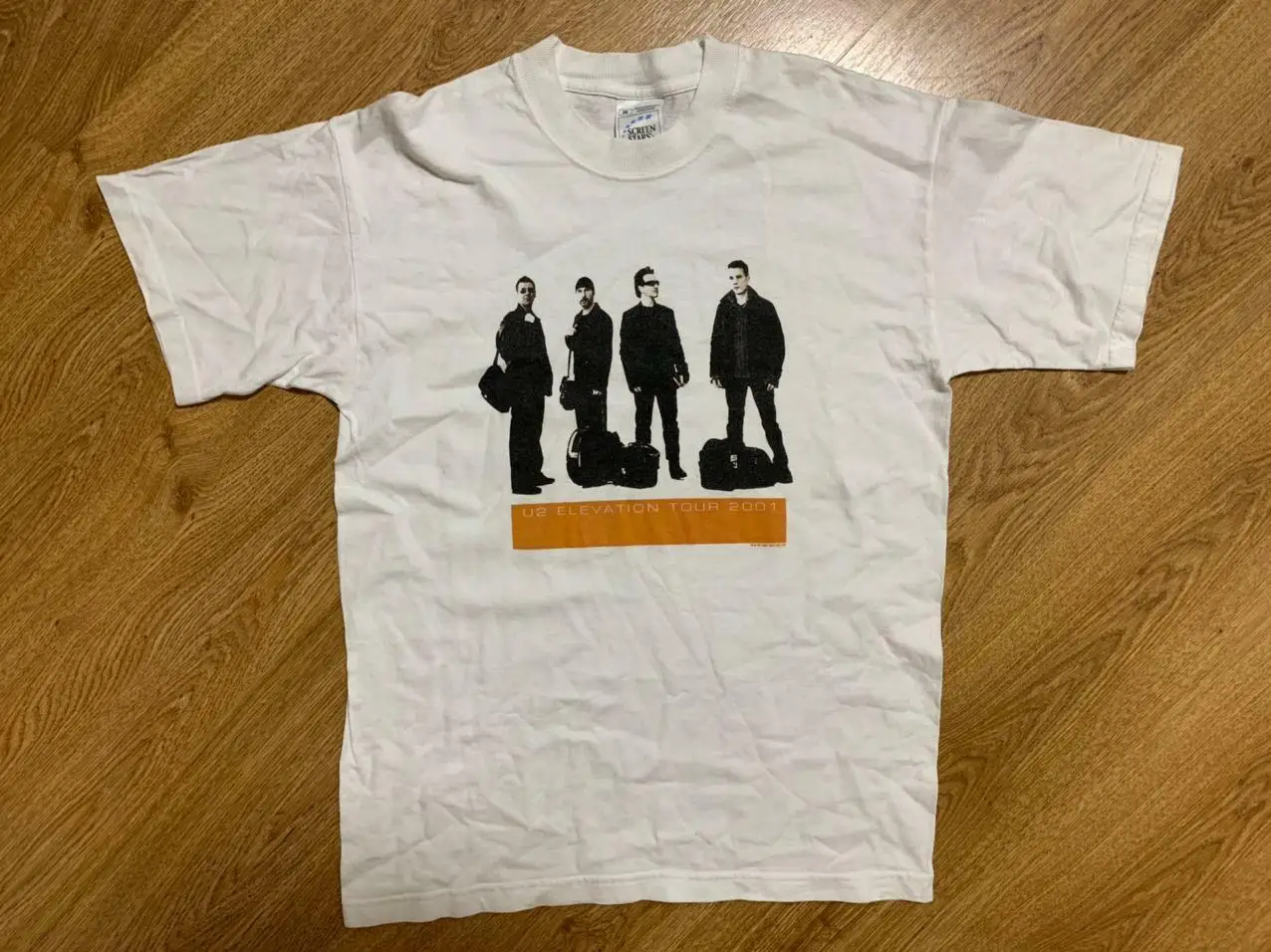 T-Shirt Vintage U2 Elevation Tour 2001 Taglia M