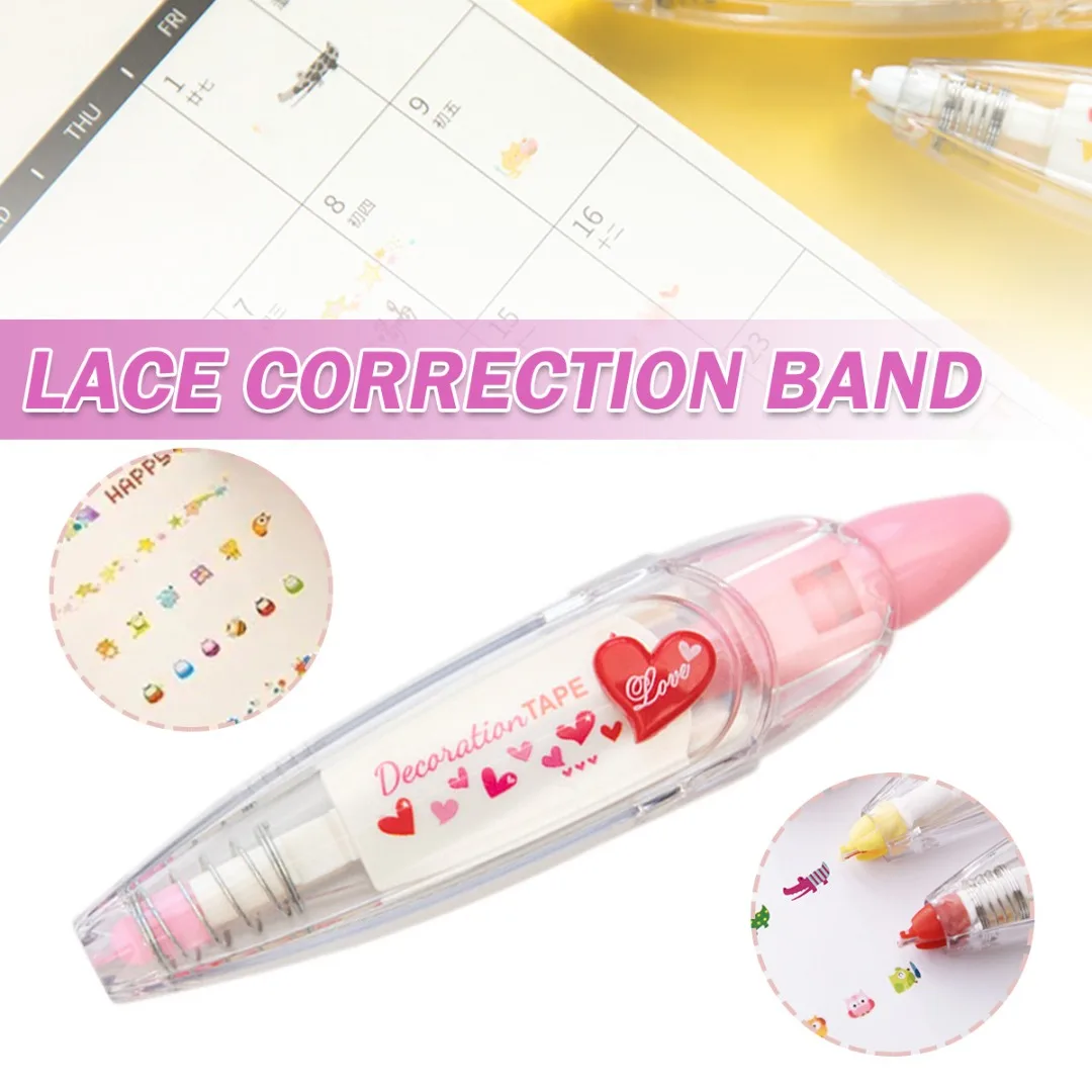 Unlock Your Creative Potential With This Diy Lace Decoration Tape Pen! -  Temu