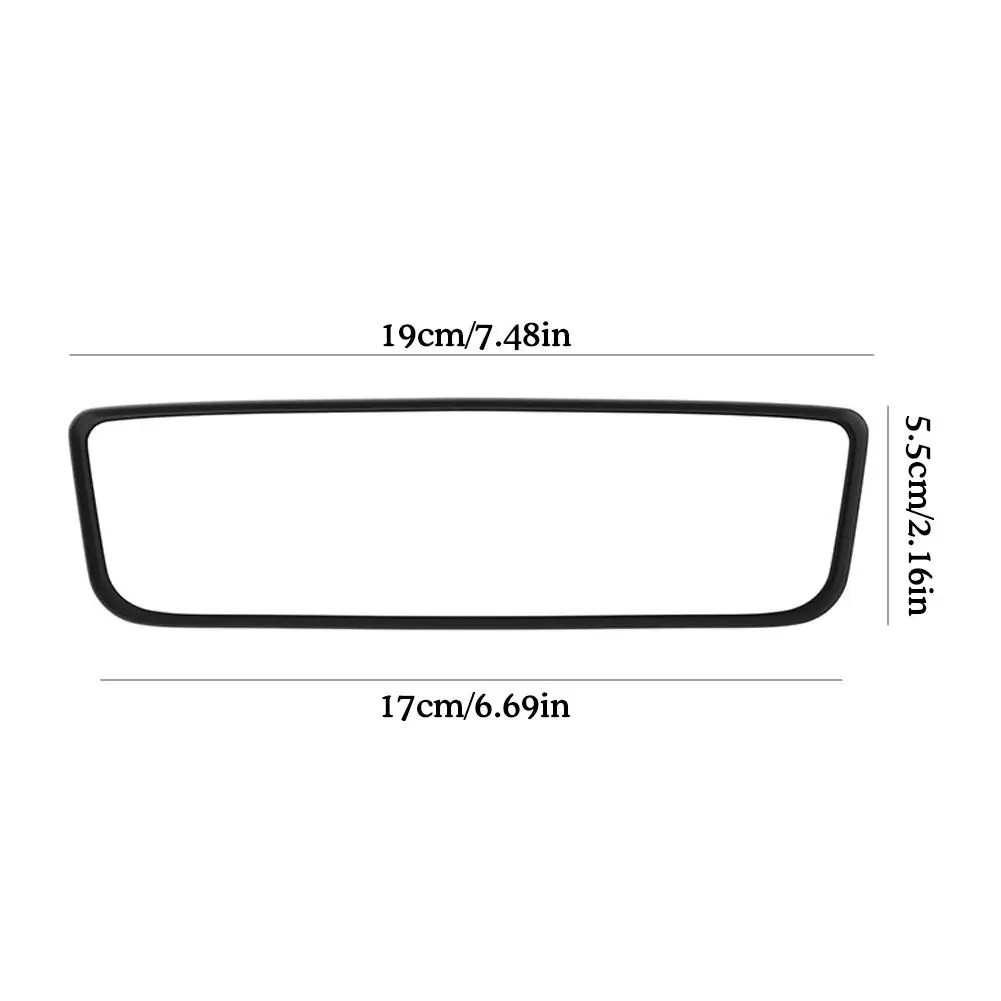 Rearview Mirror Protector For Tesla Y Interior Accessories Rearview Mirror Protector Trim Silicone Decor Frame Protection Silicone Strip