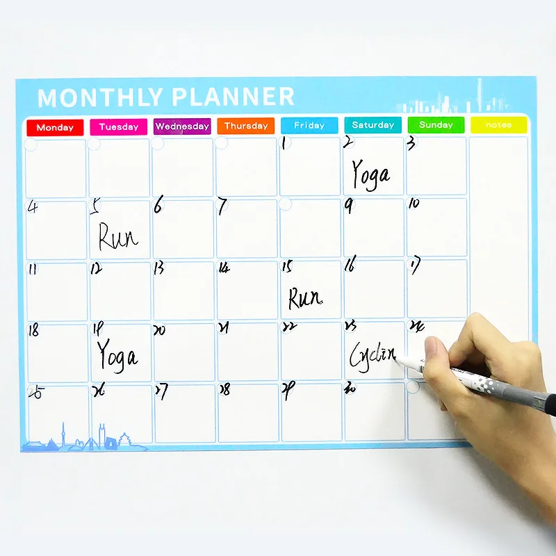 A3 Size Magnetic Refrigerator Monthly Weekly Planner Calendar Table Dry Erase Whiteboard Schedules Fridge Sticker Message Board magnetic calendar dry erase whiteboard magnetic whiteboard magnetic dry erase board whiteboard wall sticker