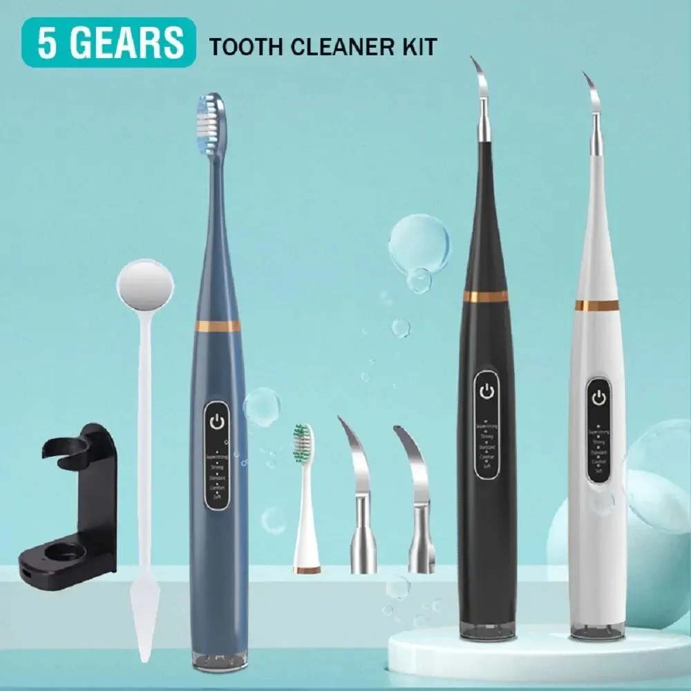Electric Toothbrush Sonic Cleaning 3-in-1 Removing Tartar Whitening Teeth Oral Care USB Charging Replacing Brush Head electric toothbrush