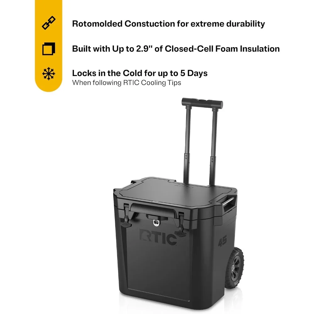45 QT Wheeled Ultra-Tough Cooler 3