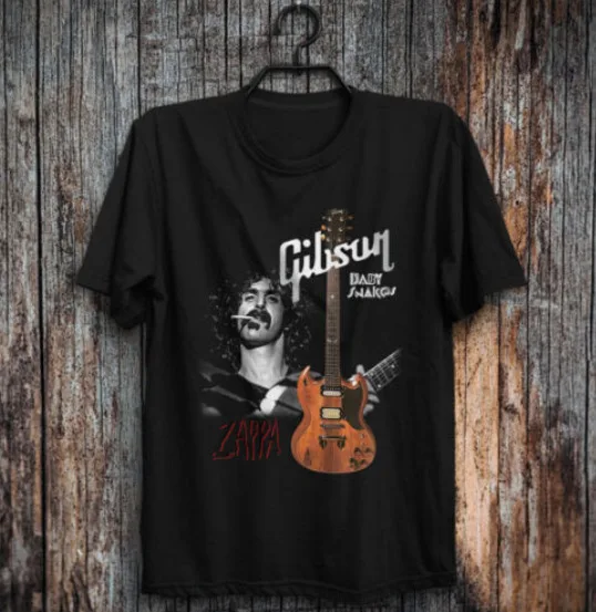 Frank Zappa T-Shirt Unisex Uomo Caldo Unisex Maniche Lunghe