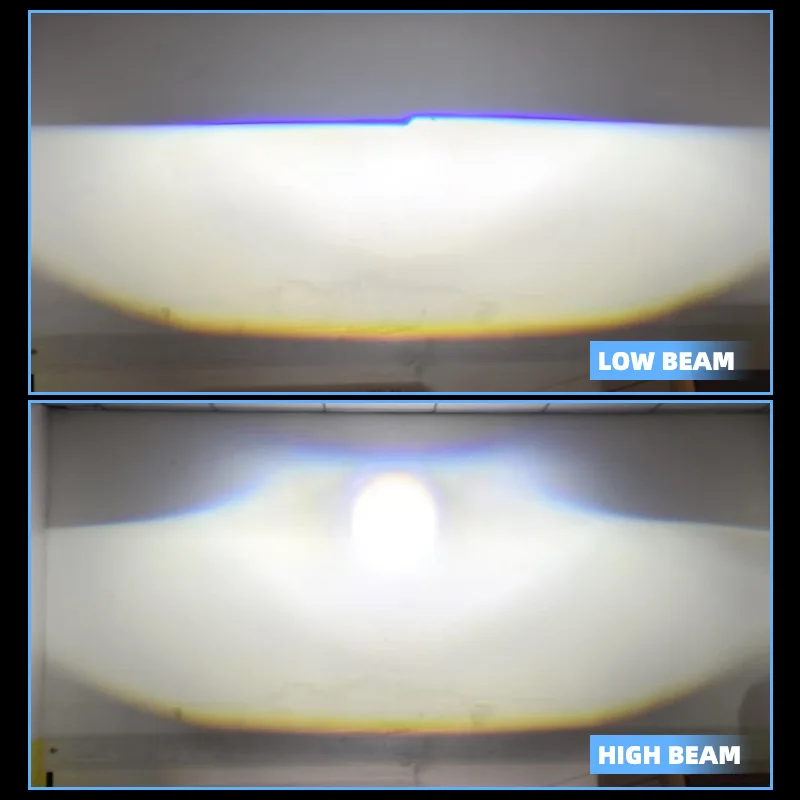 XTG H4 LED 렌즈 헤드라이트 160W 90000LM 미니 듀얼 프로젝터 상하향등 전구 초고휘도 자동차 헤드램프 (자동차 오토바이 12V24V용)