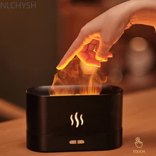 

180ML USB Essential Oil Diffuser Simulation Flame Ultrasonic Humidifier Home Office Air Freshener Fragrance Sooth Sleep Atomizer
